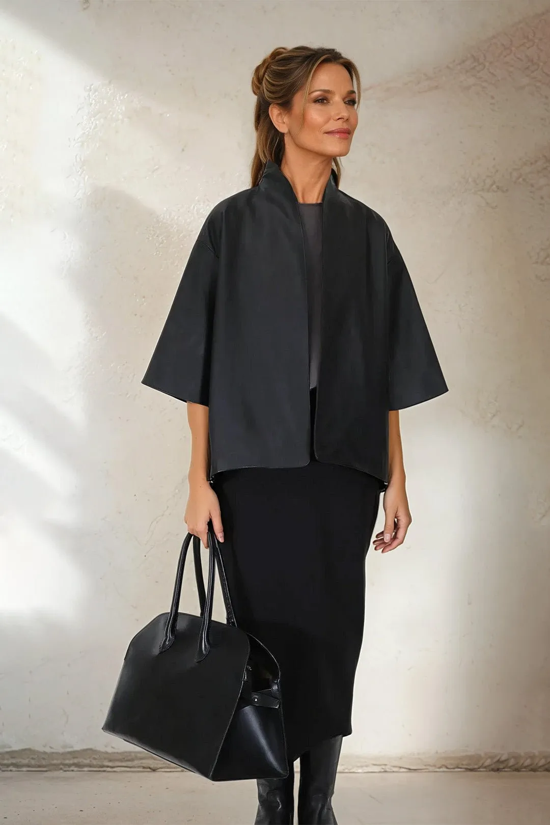 HEIDI JACKET IN LEATHER