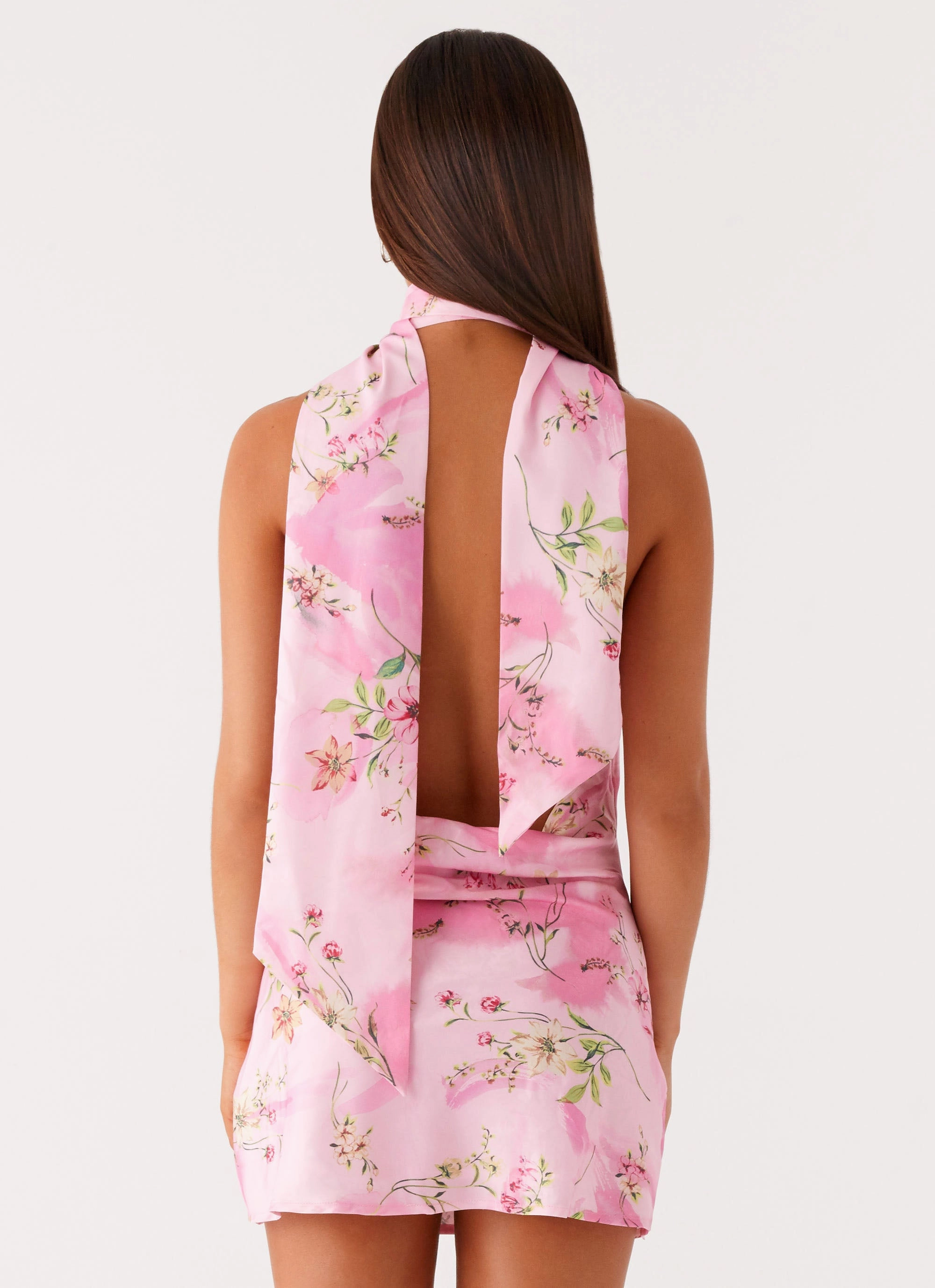 Heidi Mini Dress - Pink Floral