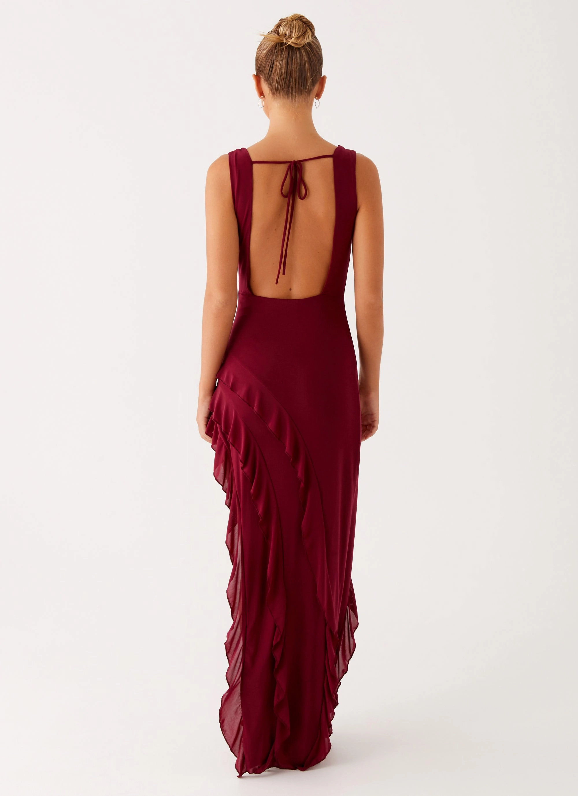 Hendrix Maxi Dress - Raspberry Wine