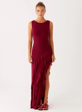 Hendrix Maxi Dress - Raspberry Wine Hendrix Maxi Dress - Raspberry Wine
