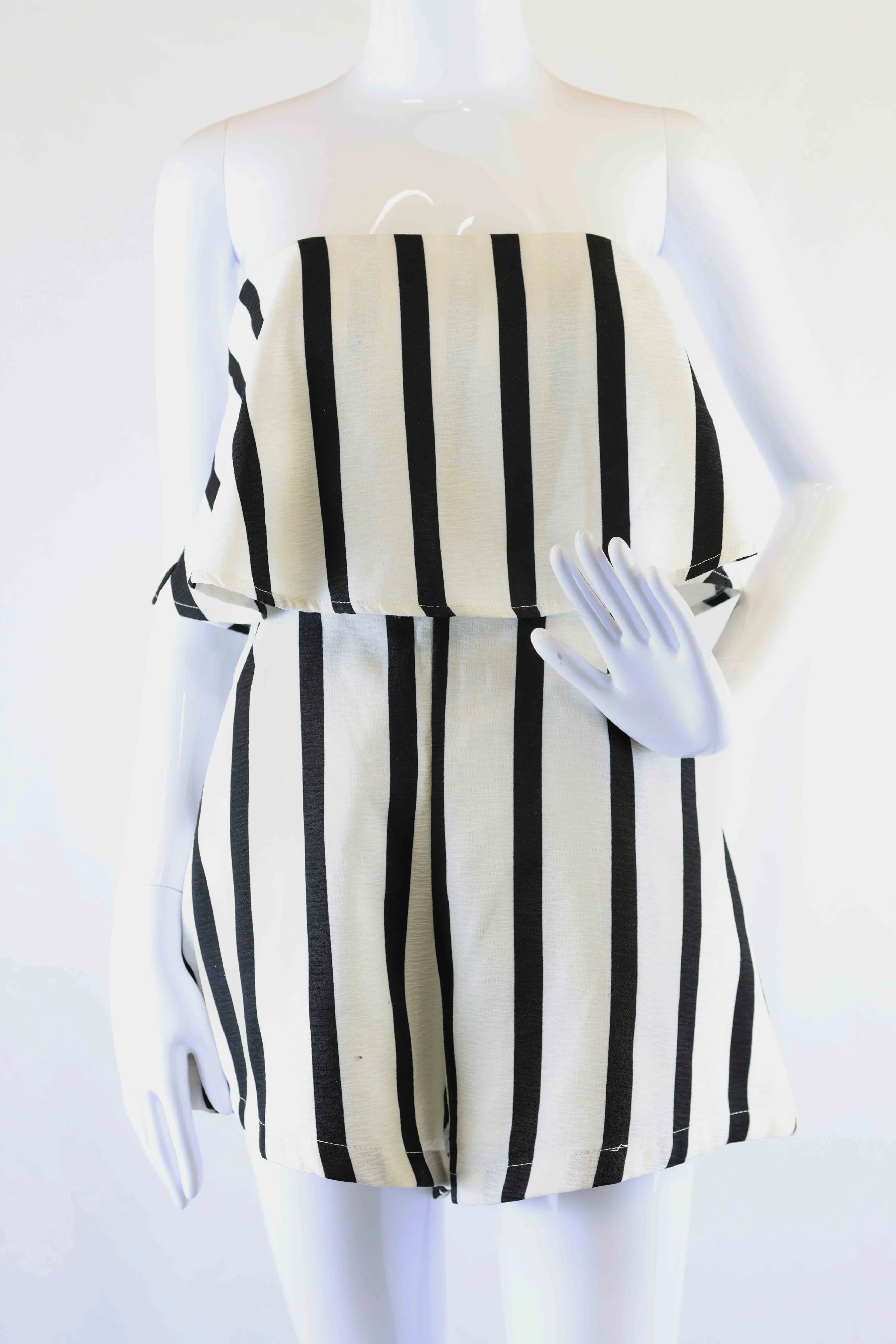 Here Comes The Sun Black And White Jumpsuit 8