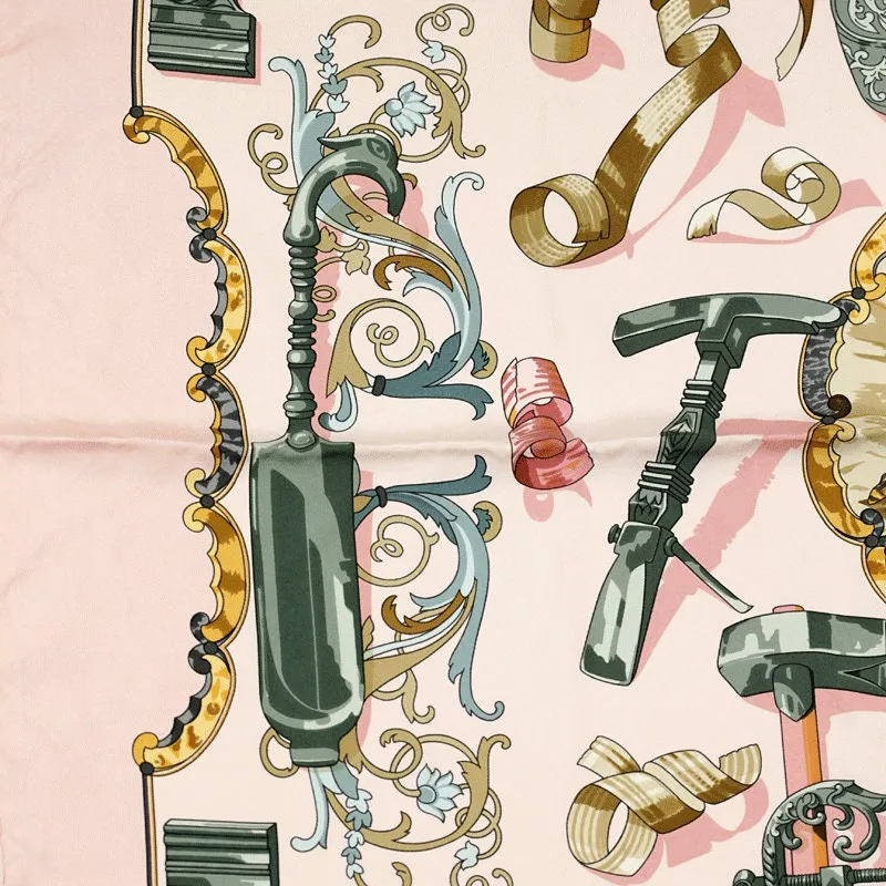 Hermes Scarf "Copeaux" by Caty Latham 90cm Silk