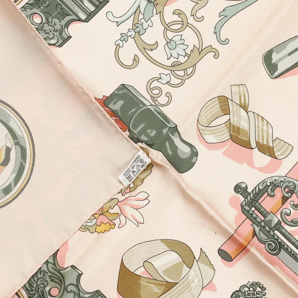 Hermes Scarf "Copeaux" by Caty Latham 90cm Silk