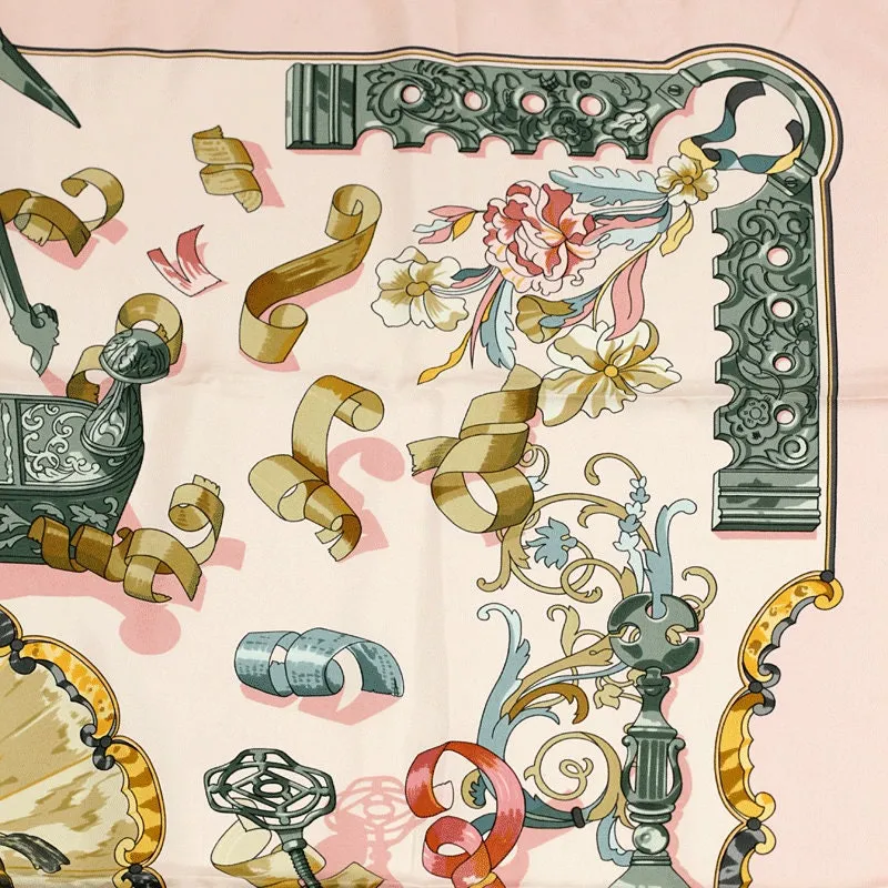Hermes Scarf "Copeaux" by Caty Latham 90cm Silk