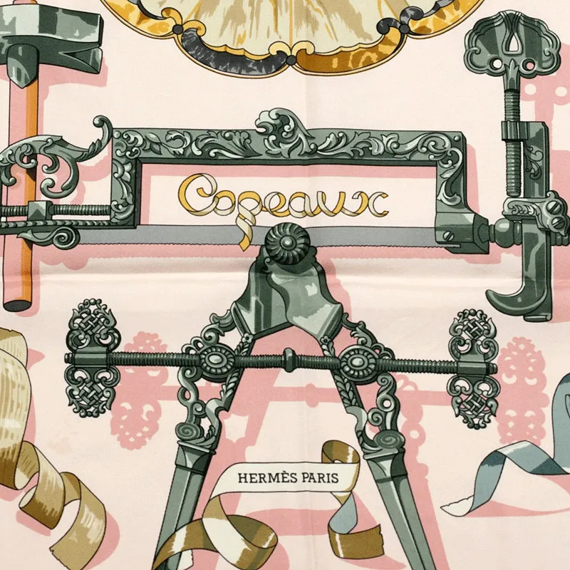 Hermes Scarf "Copeaux" by Caty Latham 90cm Silk