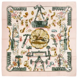 Hermes Scarf "Copeaux" by Caty Latham 90cm Silk