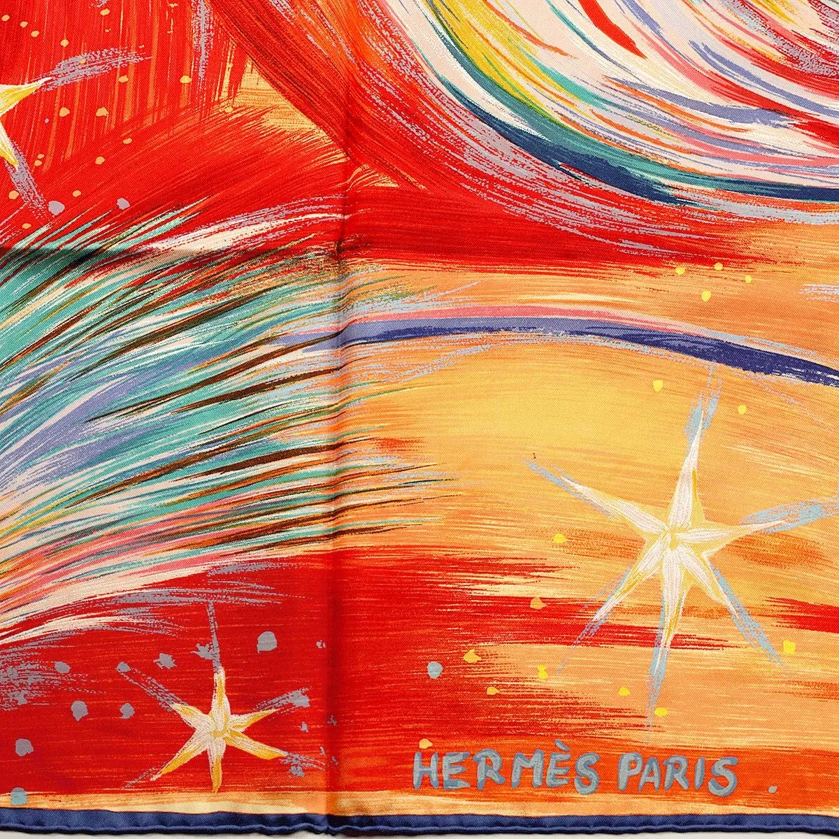 Hermes Scarf "Feux du Ciel" by Sefedin Kwumi 90cm Silk