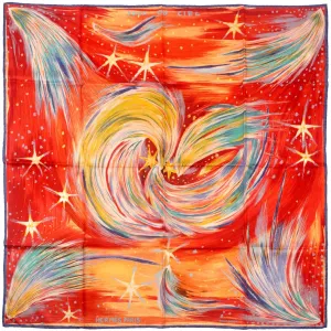 Hermes Scarf "Feux du Ciel" by Sefedin Kwumi 90cm Silk