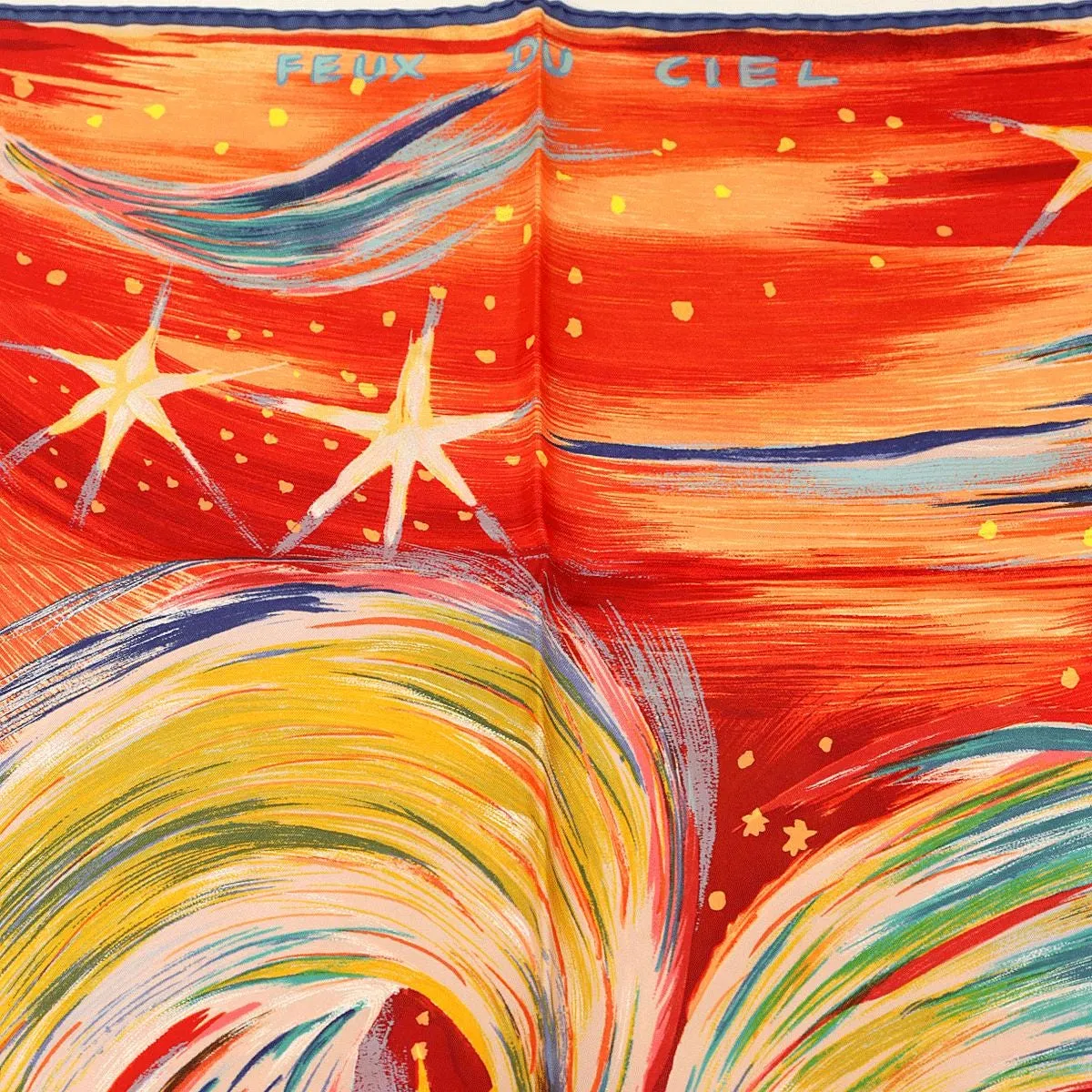 Hermes Scarf "Feux du Ciel" by Sefedin Kwumi 90cm Silk