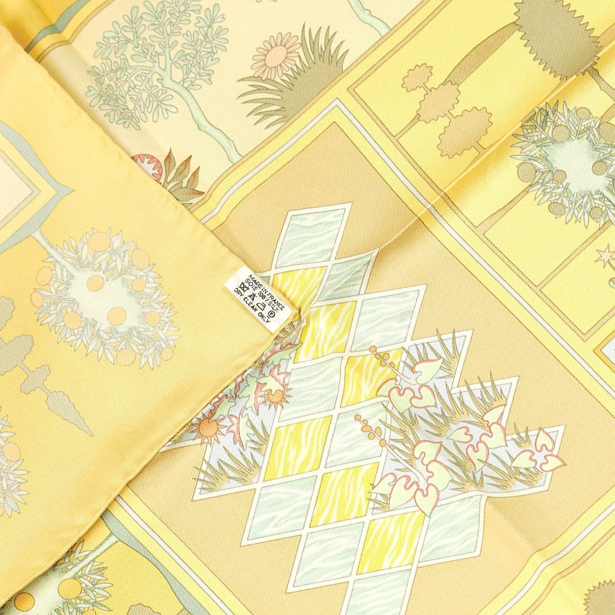Hermes Scarf "Paridaiza" by Eugene Brunelle 90cm Silk