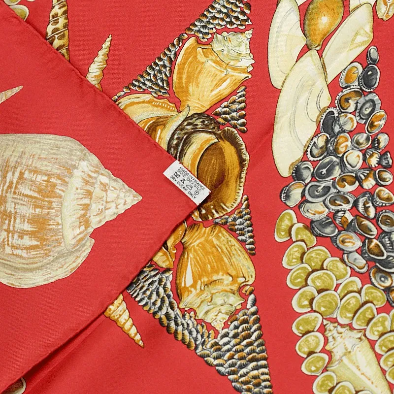 Hermes Scarf "Rocaille" by Valerie Dawlat Dumoulin Vintage 90cm Silk