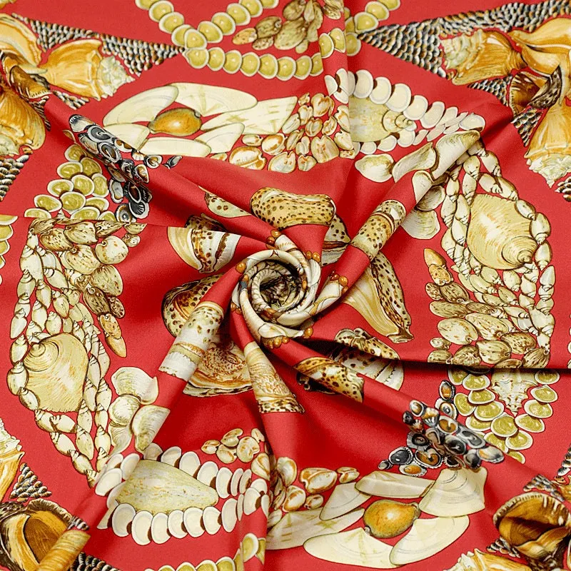 Hermes Scarf "Rocaille" by Valerie Dawlat Dumoulin Vintage 90cm Silk