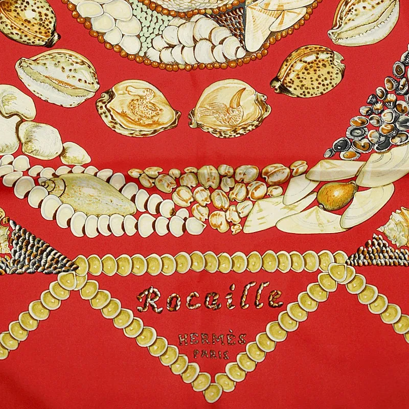 Hermes Scarf "Rocaille" by Valerie Dawlat Dumoulin Vintage 90cm Silk