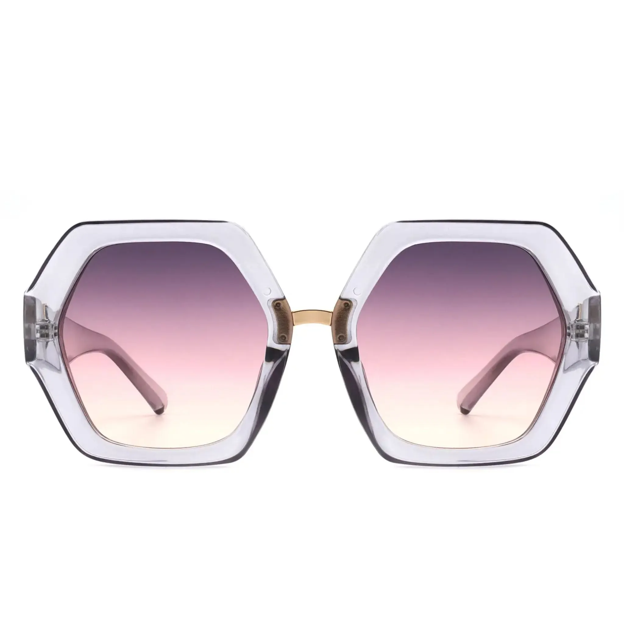 Hexagonal Oversized Ladies Sunglasses