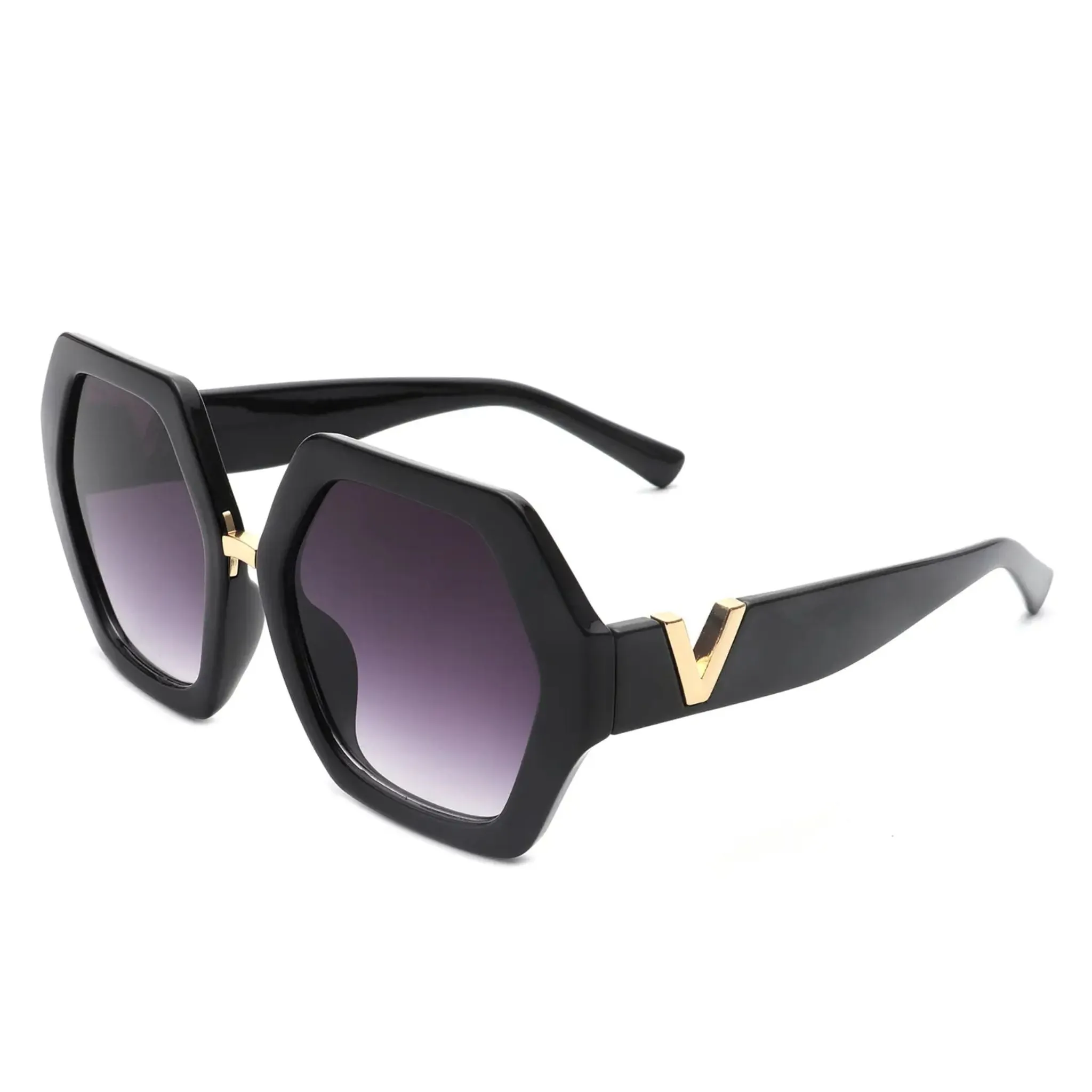 Hexagonal Oversized Ladies Sunglasses