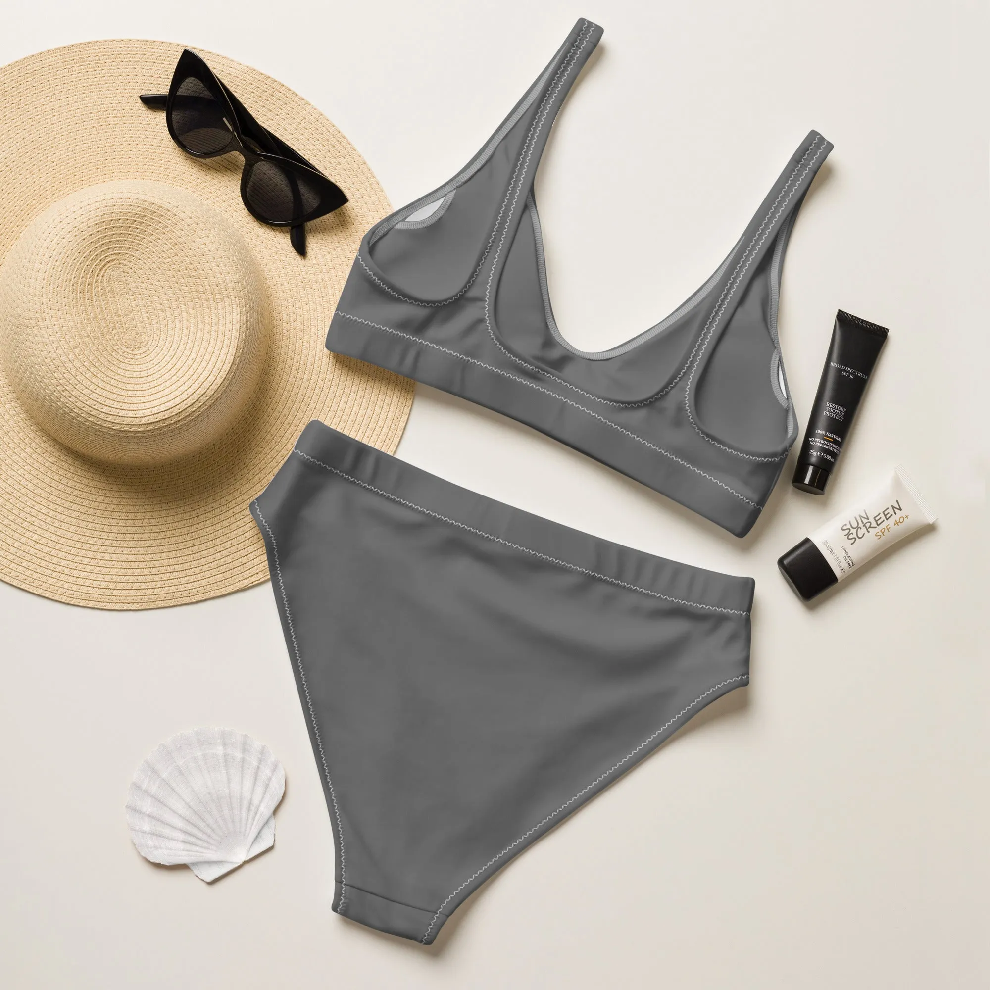 High Waisted Bikini Womens (Glamourange Luxury Bikini High Waisted - 003 Colours Model)