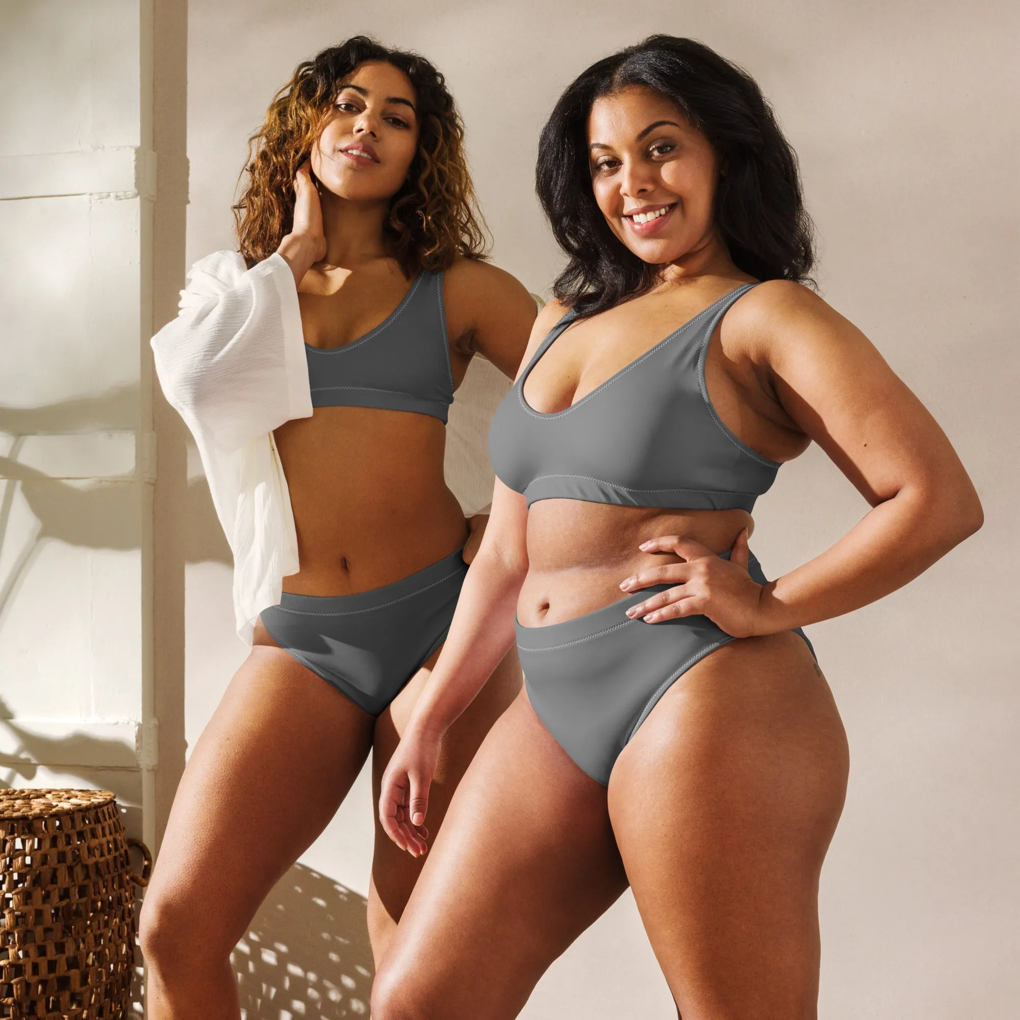 High Waisted Bikini Womens (Glamourange Luxury Bikini High Waisted - 003 Colours Model)