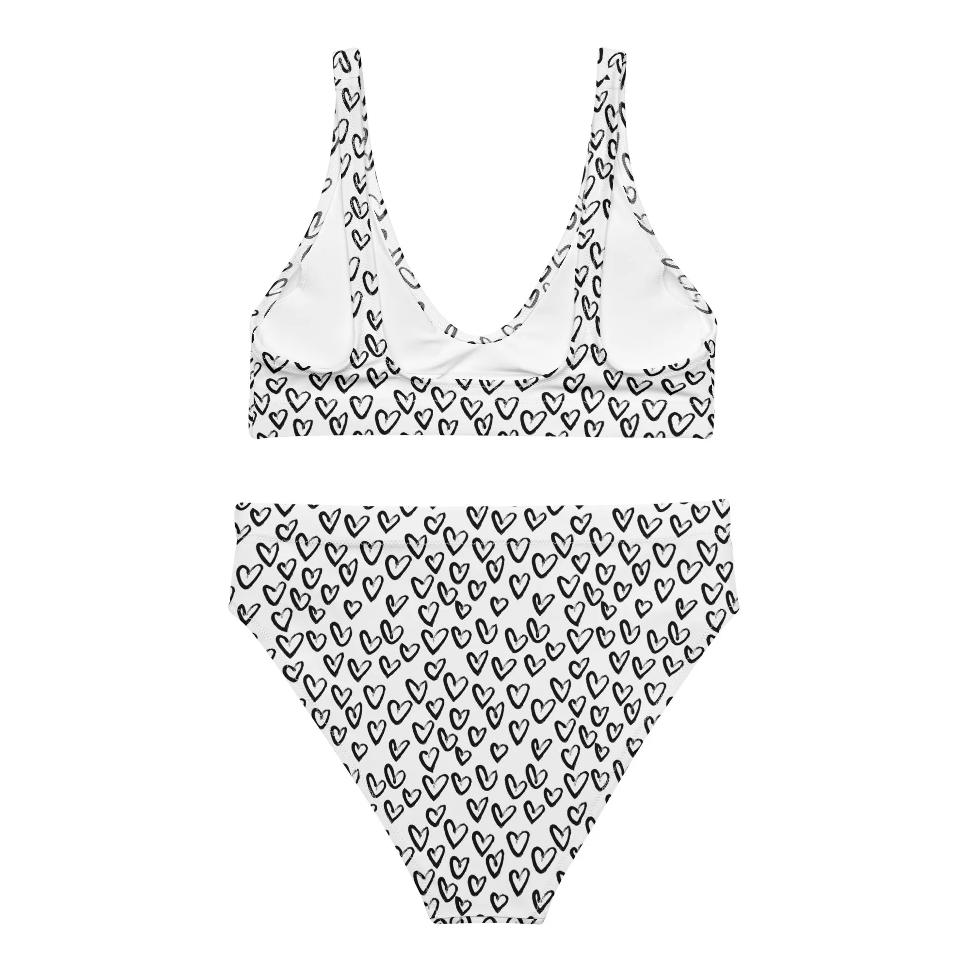High Waisted Bikini Womens (Glamourange Luxury Bikini High Waisted - 0032 Patterns Model)