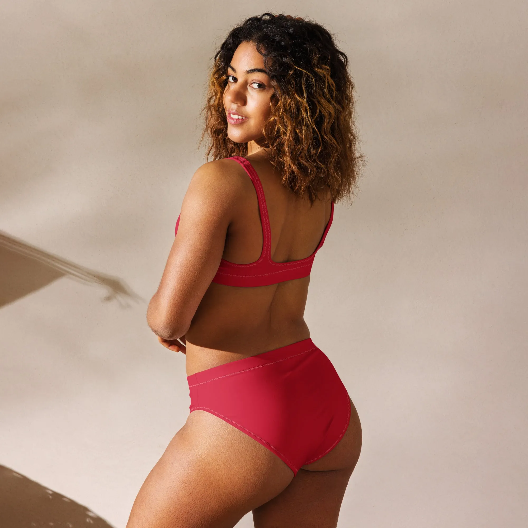High Waisted Bikini Womens (Glamourange Luxury Bikini High Waisted - 004 Colours Model)