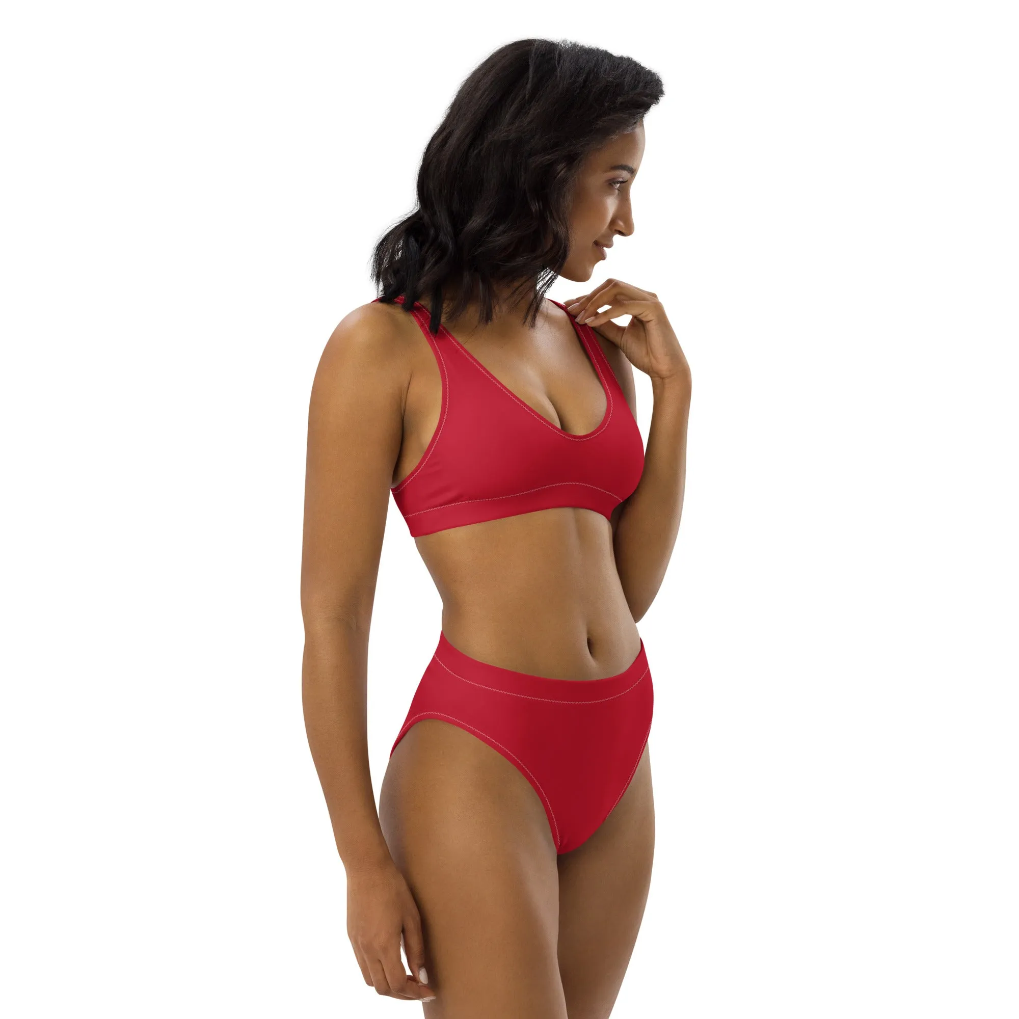High Waisted Bikini Womens (Glamourange Luxury Bikini High Waisted - 004 Colours Model)