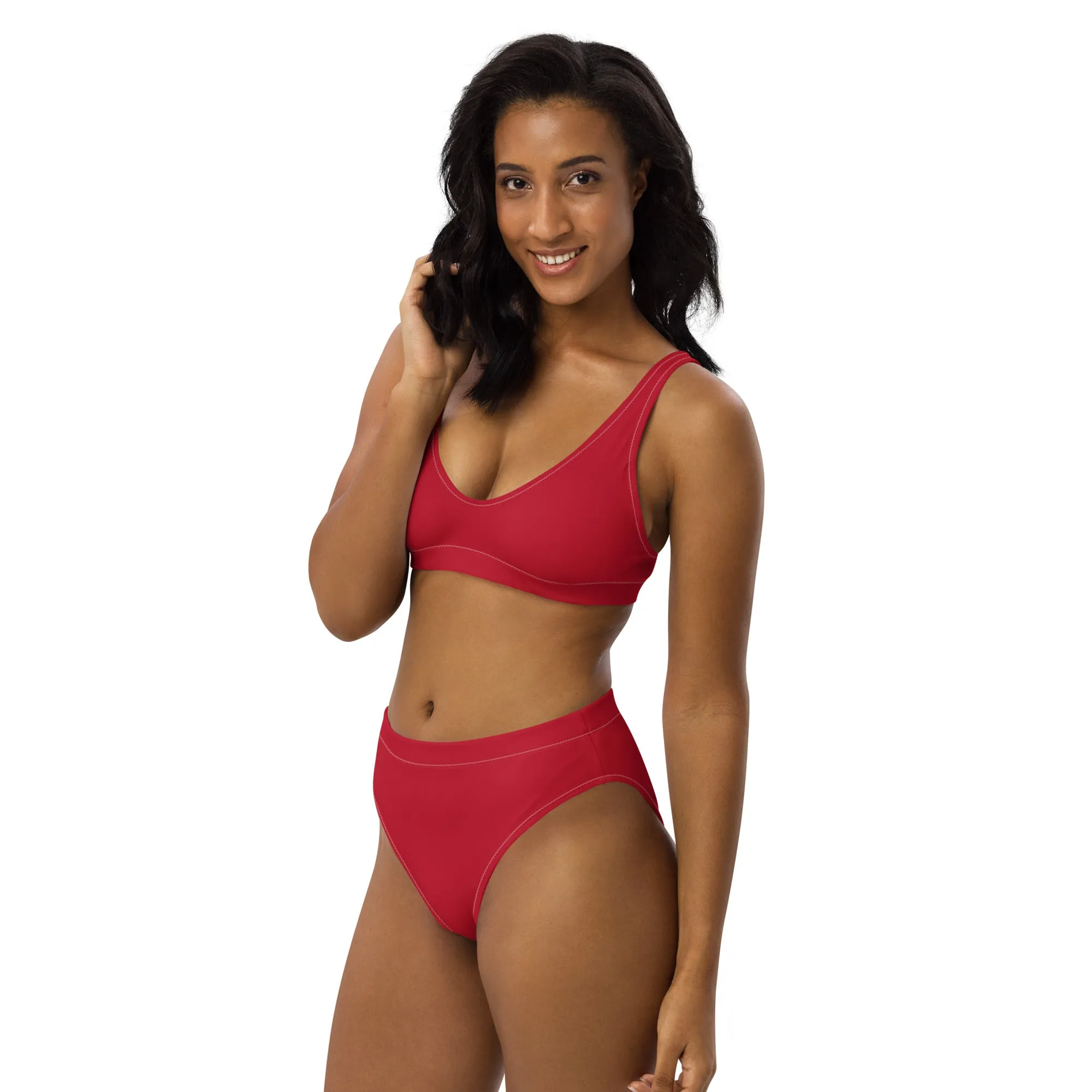 High Waisted Bikini Womens (Glamourange Luxury Bikini High Waisted - 004 Colours Model)