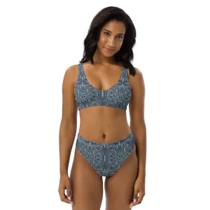 High Waisted Bikini Womens (Glamourange Luxury Bikini High Waisted - 0060 Patterns Model)