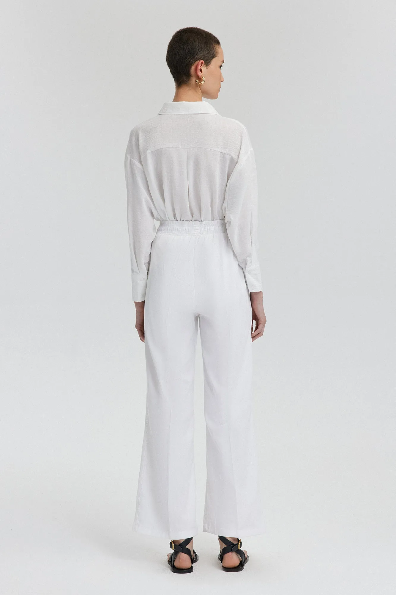 HIGH WAISTED WIDE LEG TROUSERS