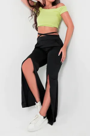 High Zipper Flow Pants - Armaia