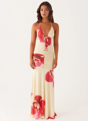 Hollywood Maxi Dress - Orchid Yellow Hollywood Maxi Dress - Orchid Yellow