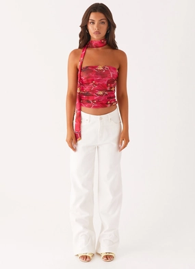 Hot Like Me Scarf Top - Orchid Pink Hot Like Me Scarf Top - Orchid Pink