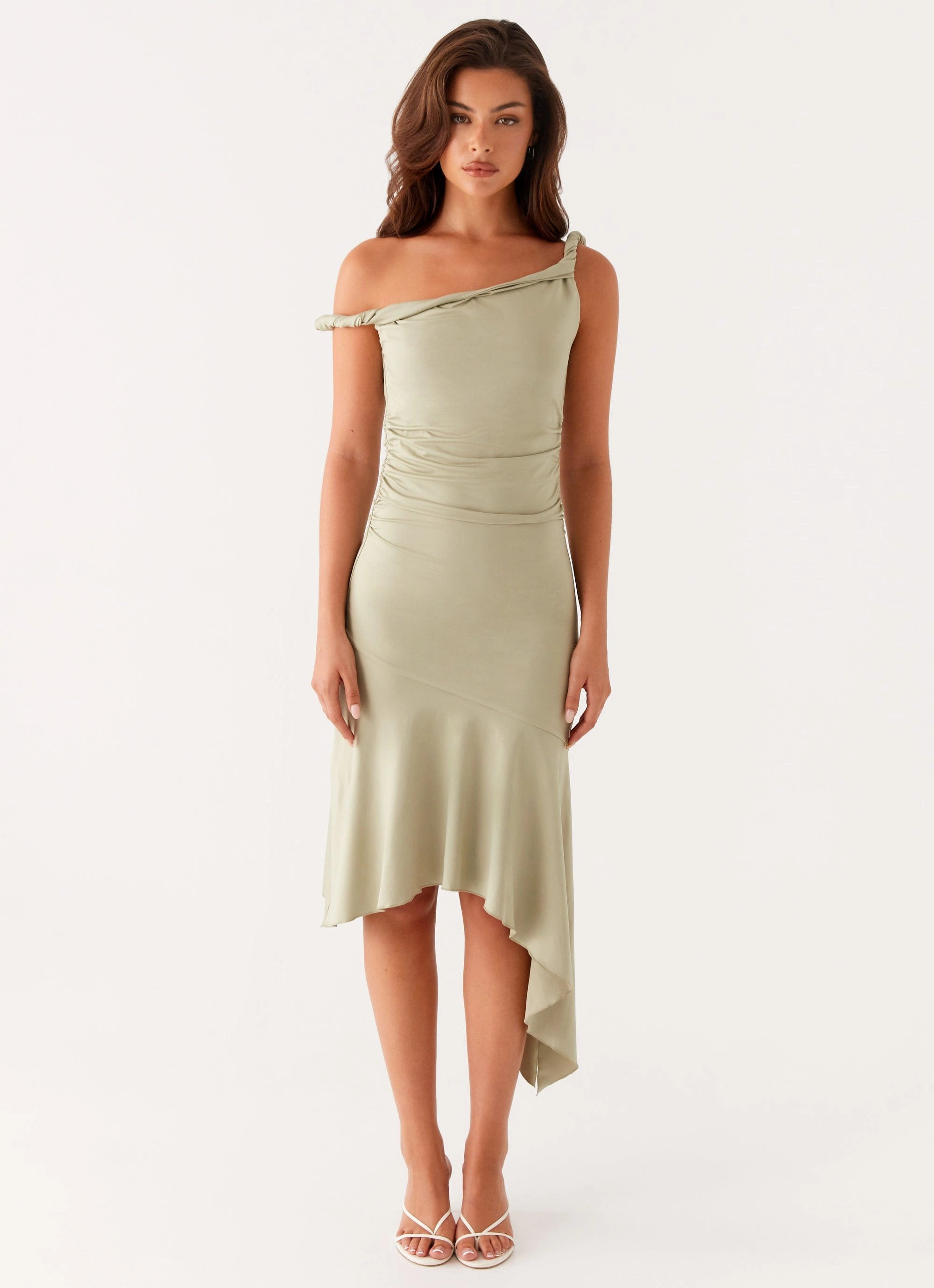 Huntah Midi Dress - Sage