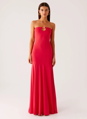Hurts Like Hell Maxi Dress - Pink Hurts Like Hell Maxi Dress - Pink