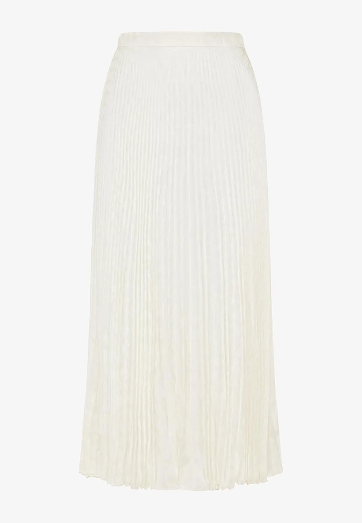 Iconographe Jacquard Pleated Midi Skirt