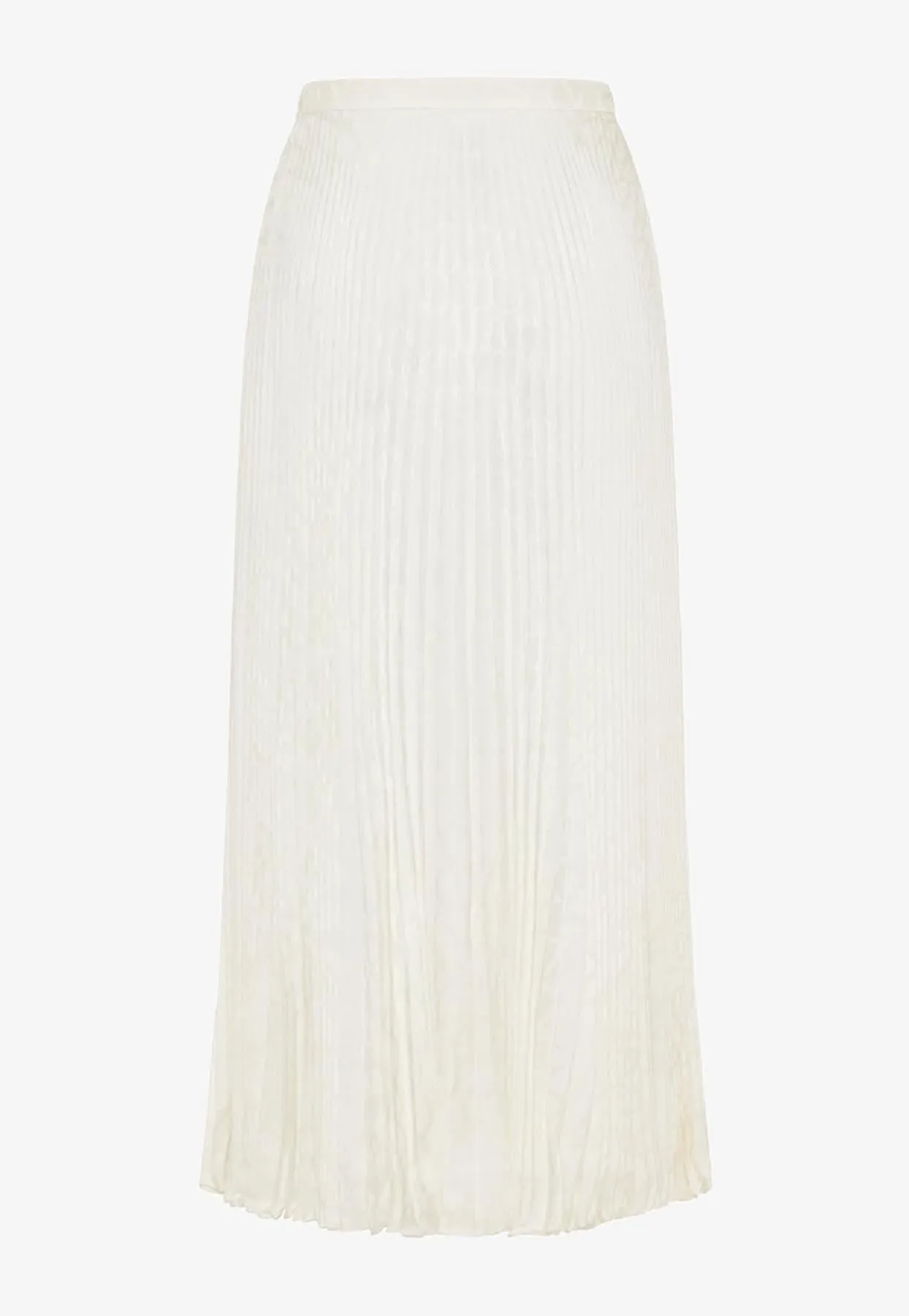 Iconographe Jacquard Pleated Midi Skirt