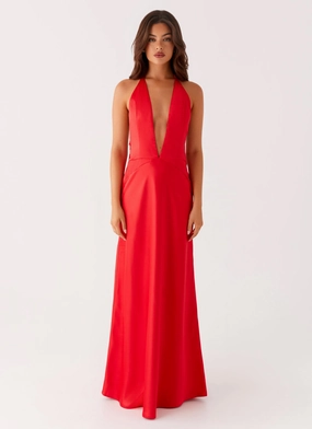 Idol Maxi Dress - Red Idol Maxi Dress - Red