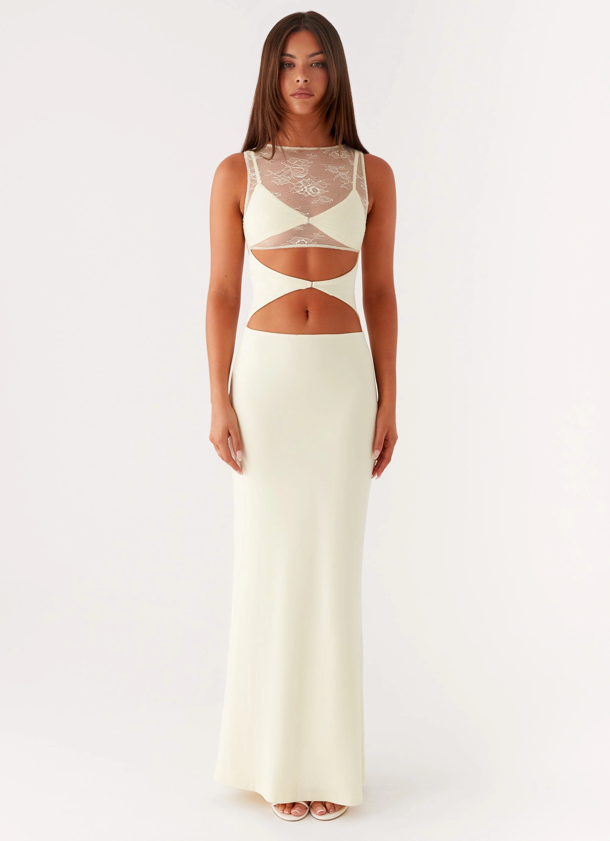 Imperial Maxi Dress - Yellow