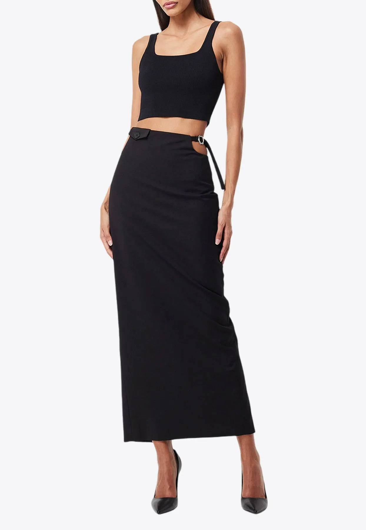 In Pursuit Midi Column Skirt