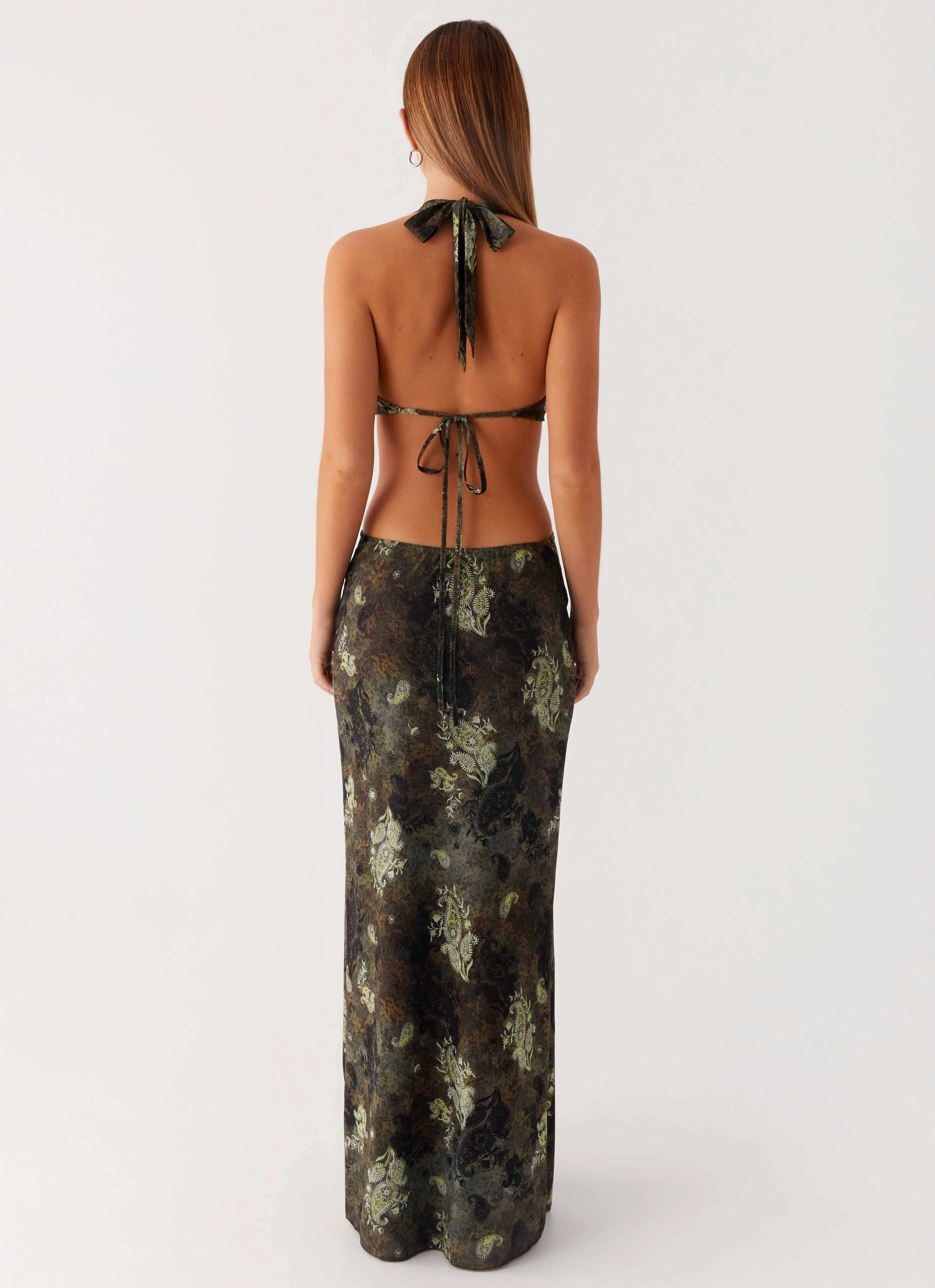 Indra Maxi Dress - Cyber Floral