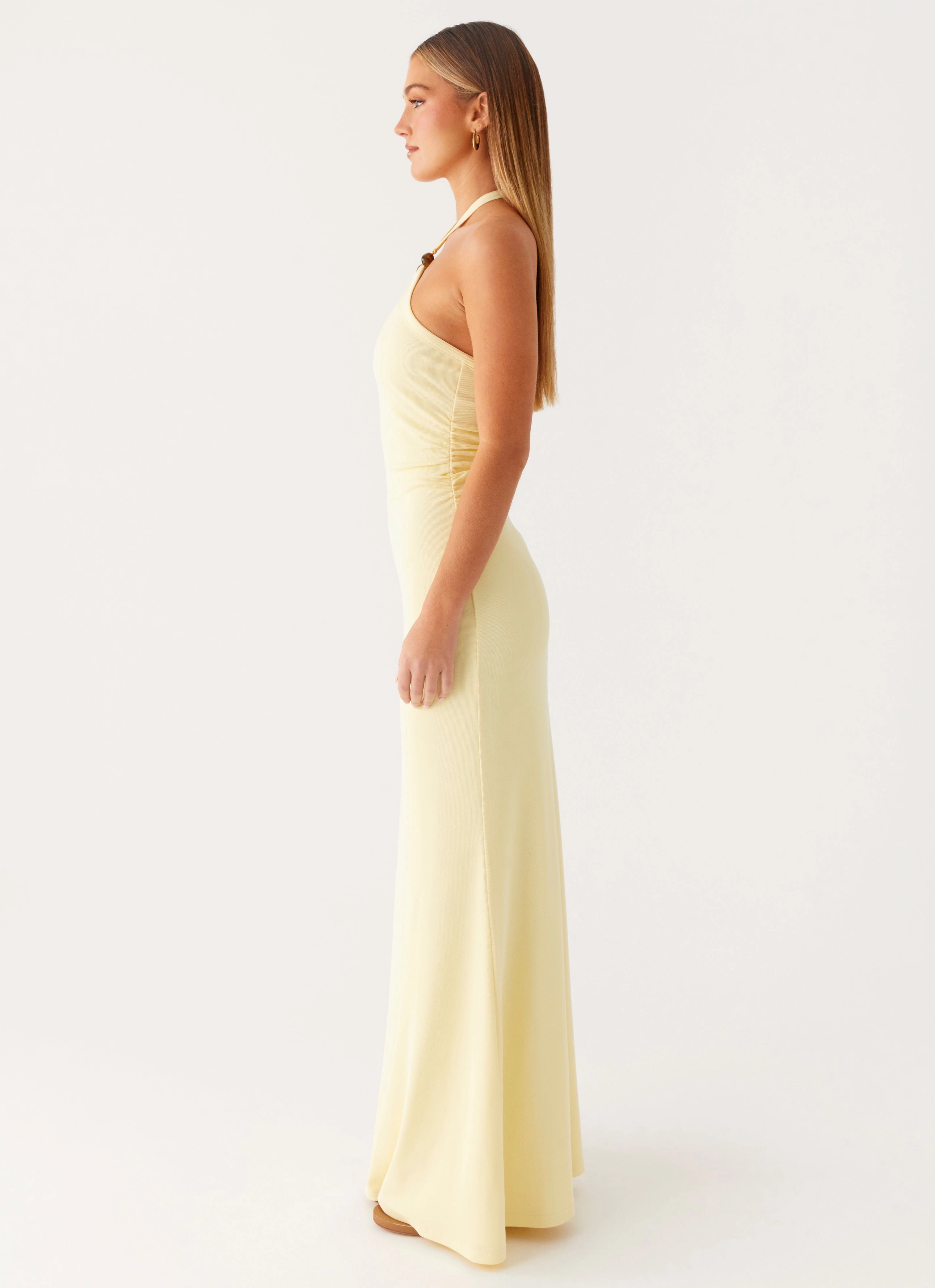 Instant Attraction Maxi Dress - Yellow