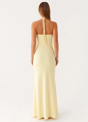 Instant Attraction Maxi Dress - Yellow Instant Attraction Maxi Dress - Yellow