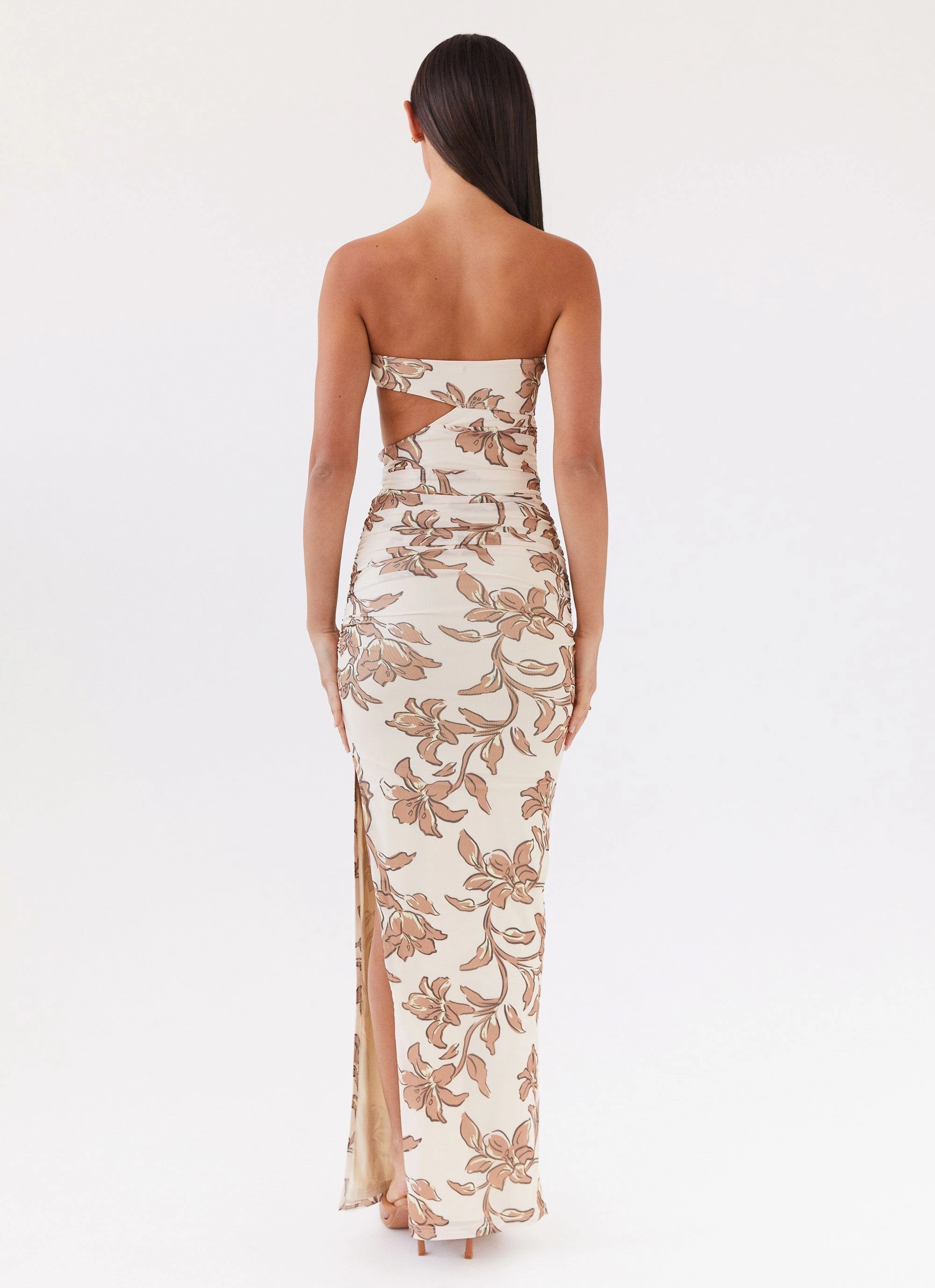 Into Pieces Mesh Maxi Dress - Hazel Bloom