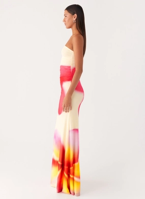 Iroha Strapless Maxi Dress - Frangipani Yellow Iroha Strapless Maxi Dress - Frangipani Yellow
