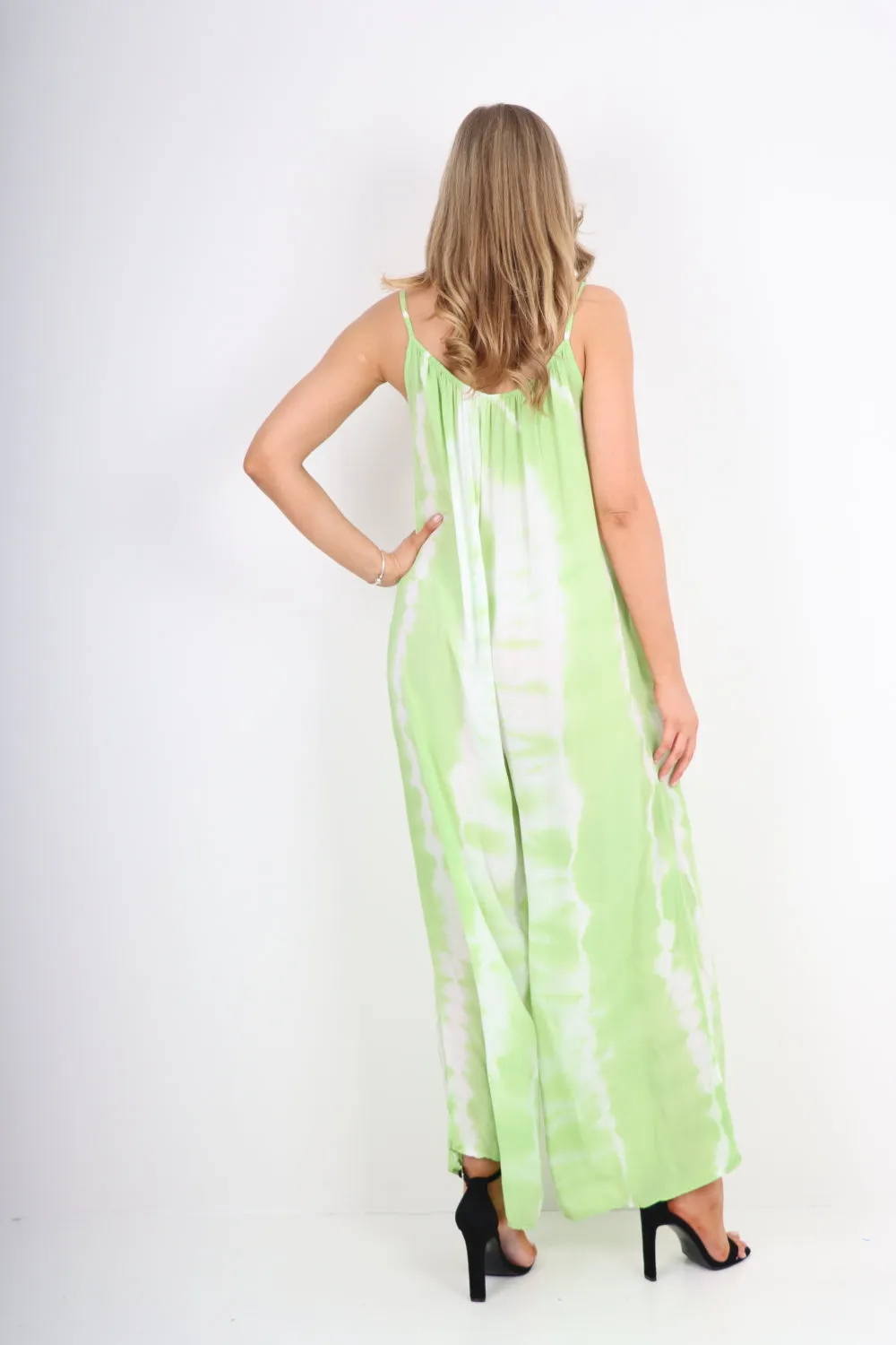 Italian Tie Dye Print Jumpsuits