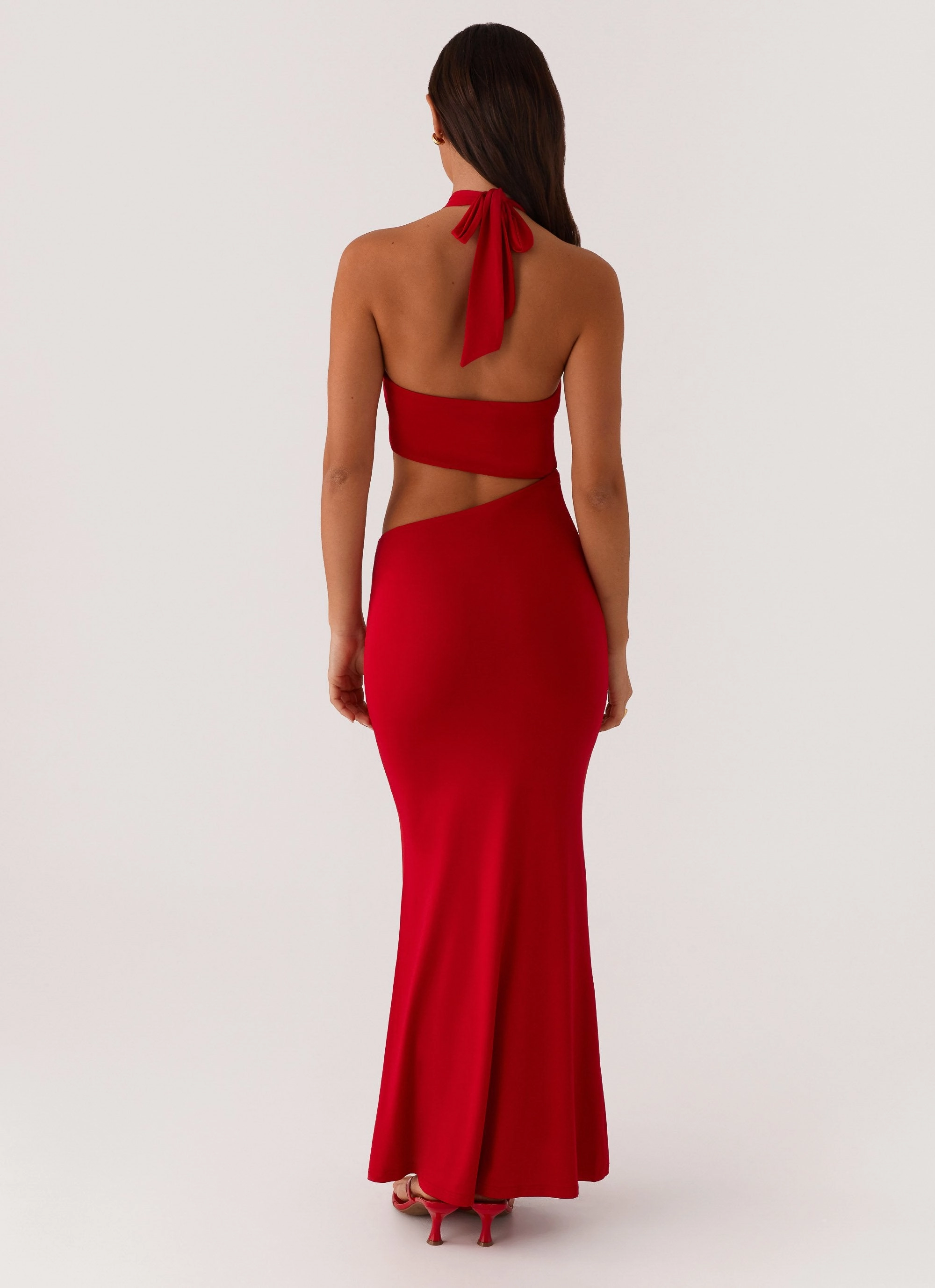 Its Obvious Maxi Dress - Red