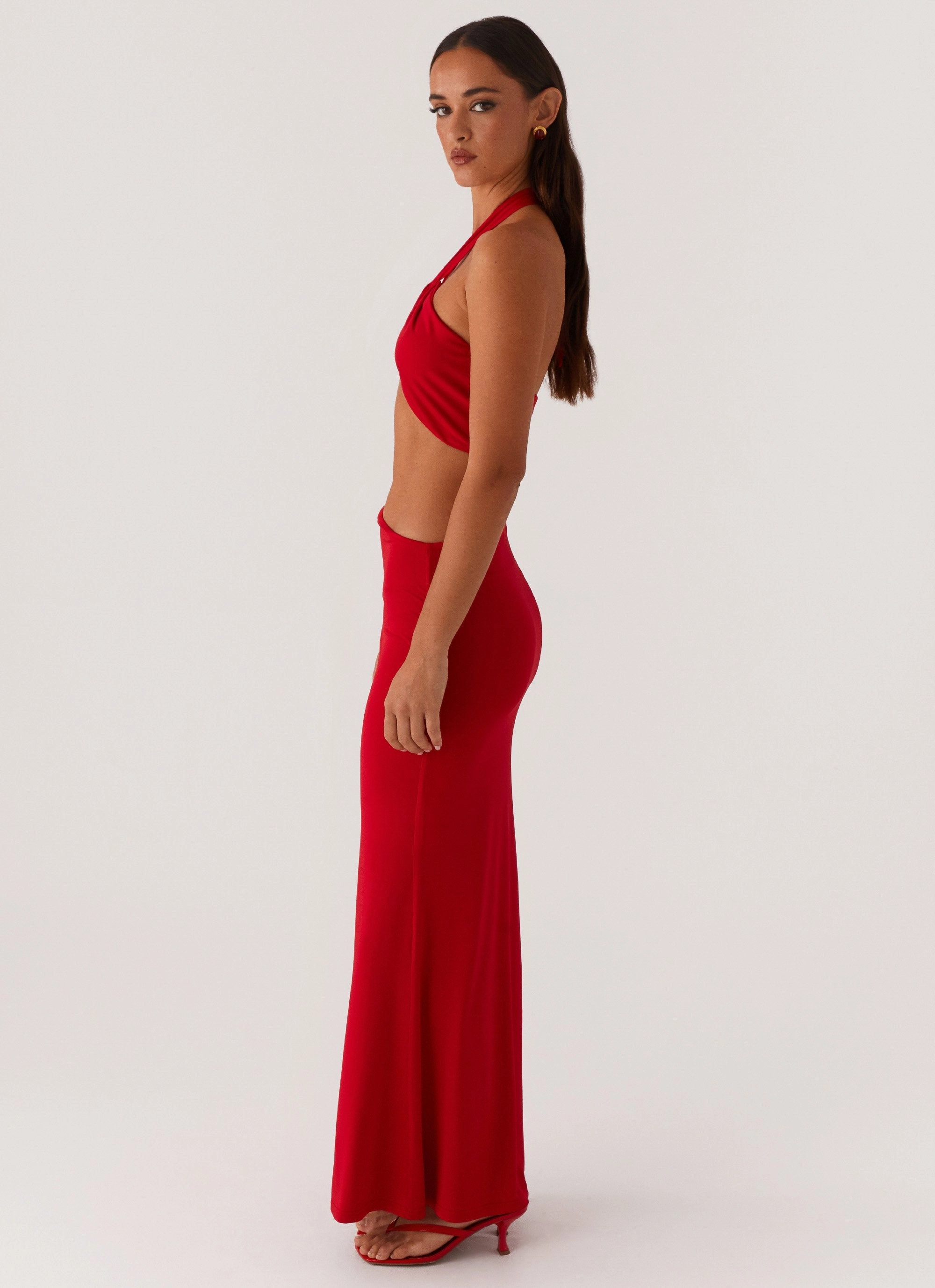 Its Obvious Maxi Dress - Red