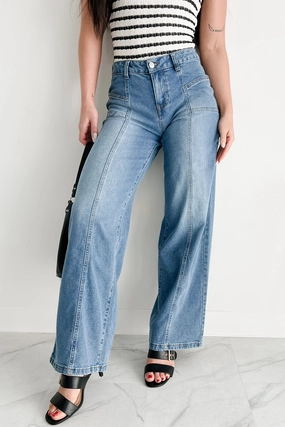 Ivana High Rise Wide Leg Almost Famous Jeans (Medium) Ivana High Rise Wide Leg Almost Famous Jeans (Medium)