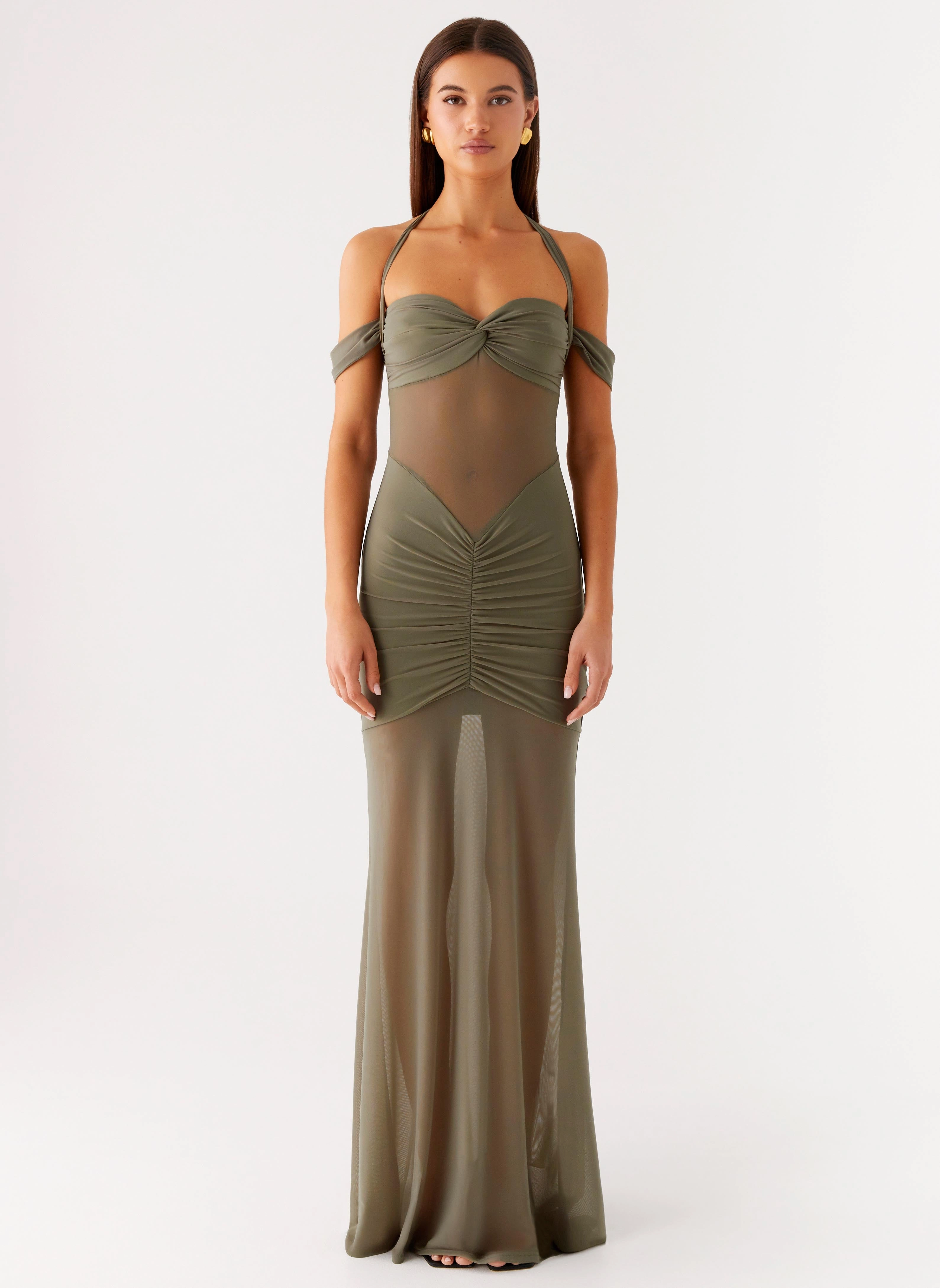Ivy Lane Maxi Dress - Olive