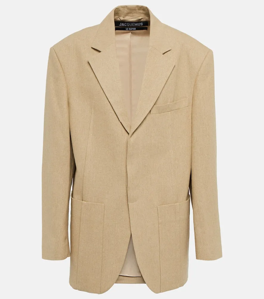 Jacquemus La Veste d√¢¬Ä¬ôHomme linen blazer