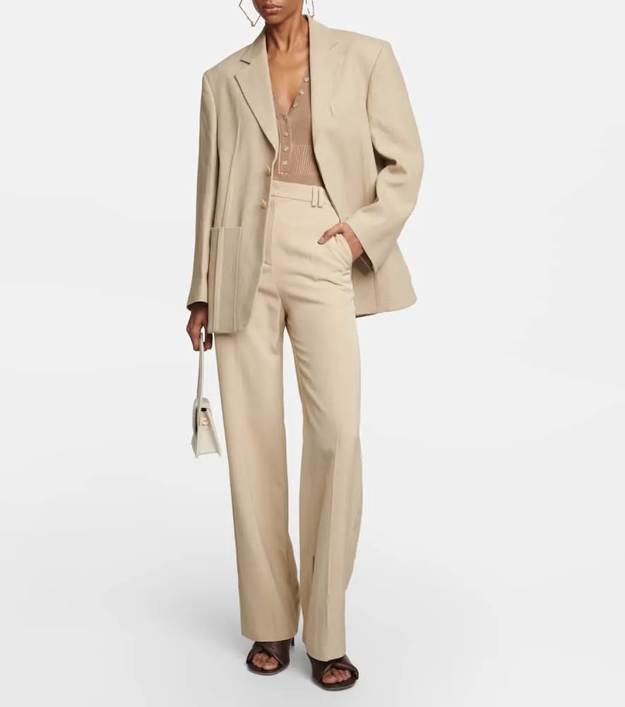 Jacquemus La Veste d√¢¬Ä¬ôHomme linen blazer