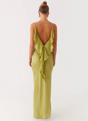 Jade Escape Maxi Dress - Lime Jade Escape Maxi Dress - Lime